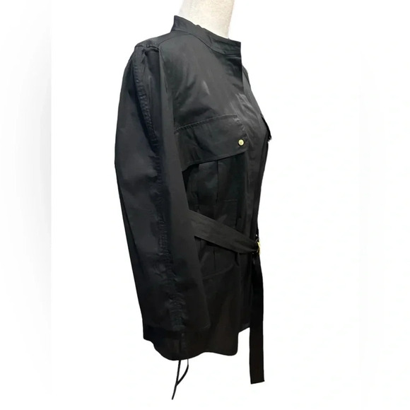 Tory Burch black belted jacket size 4 - Picture 5 of 16